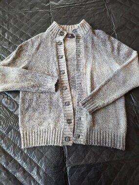 Medium Gray Toscano Cardigan